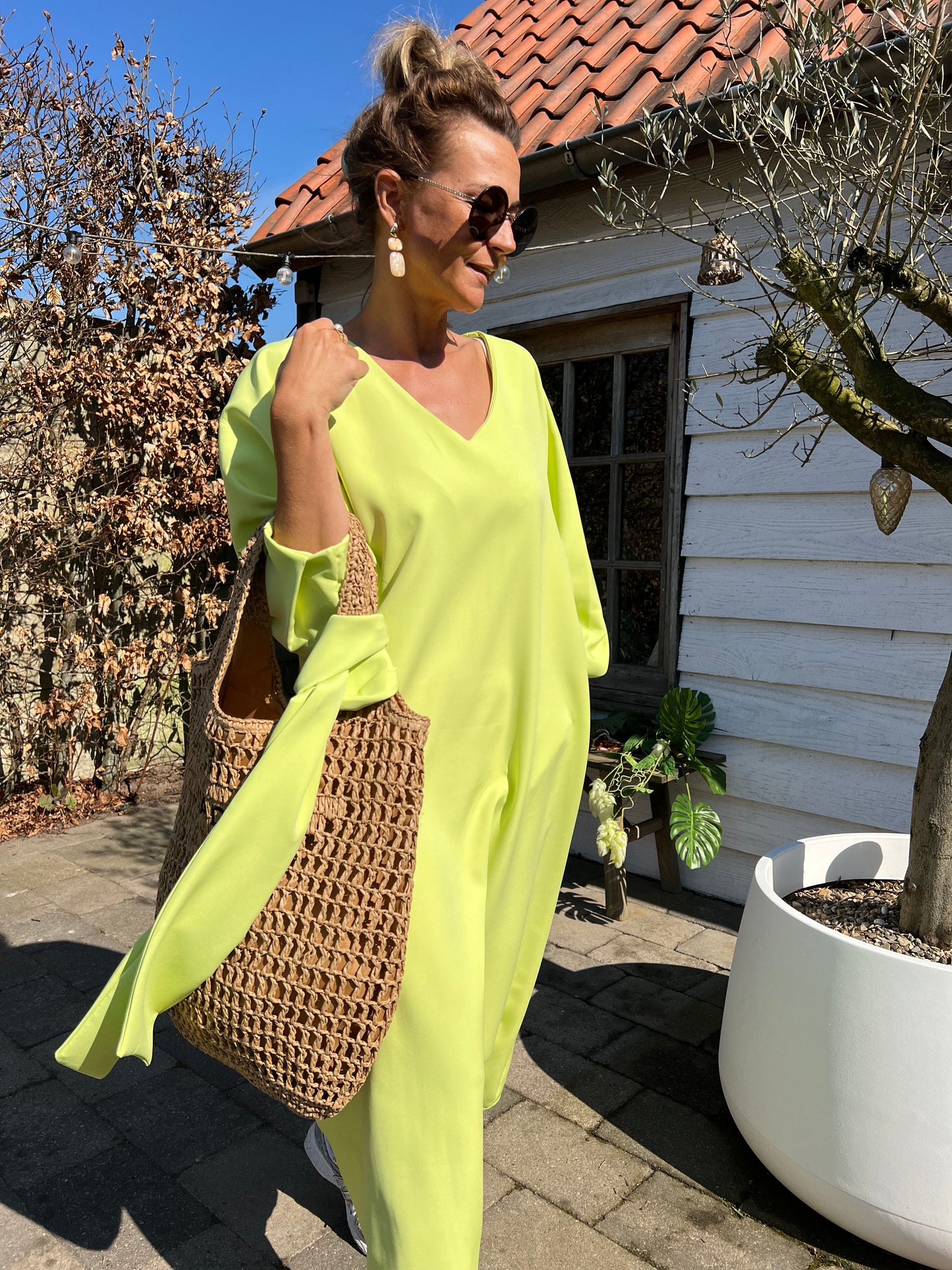 LIME GLOW DRESS