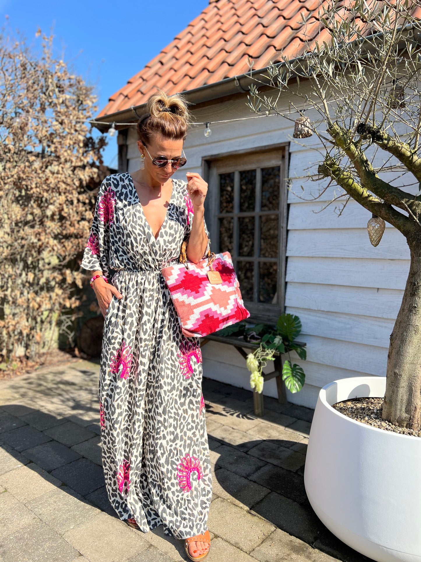 MILLIE LÉOPARD WIDE JUMPSUIT
