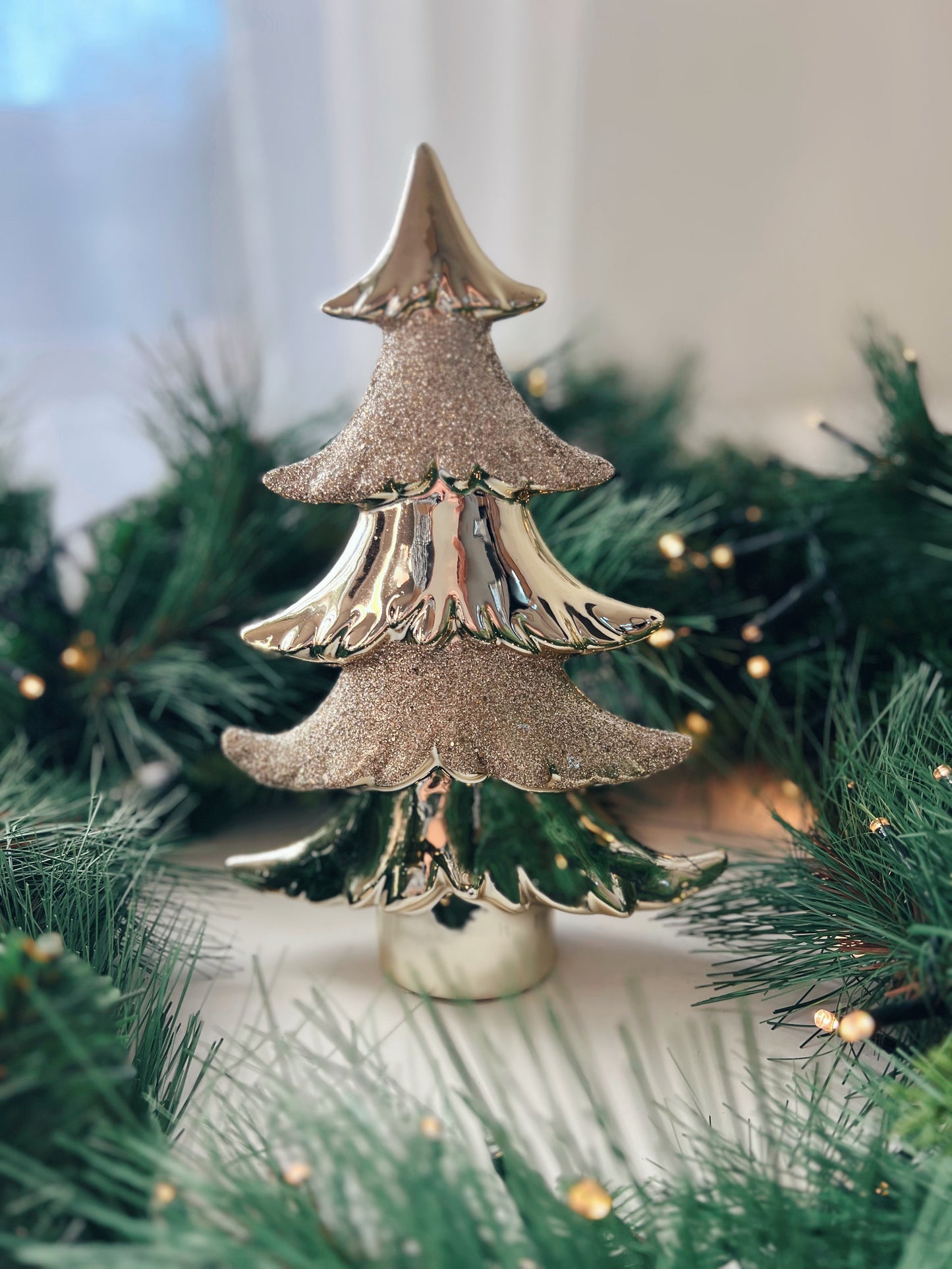 KERSTBOOM MET GLITTER
