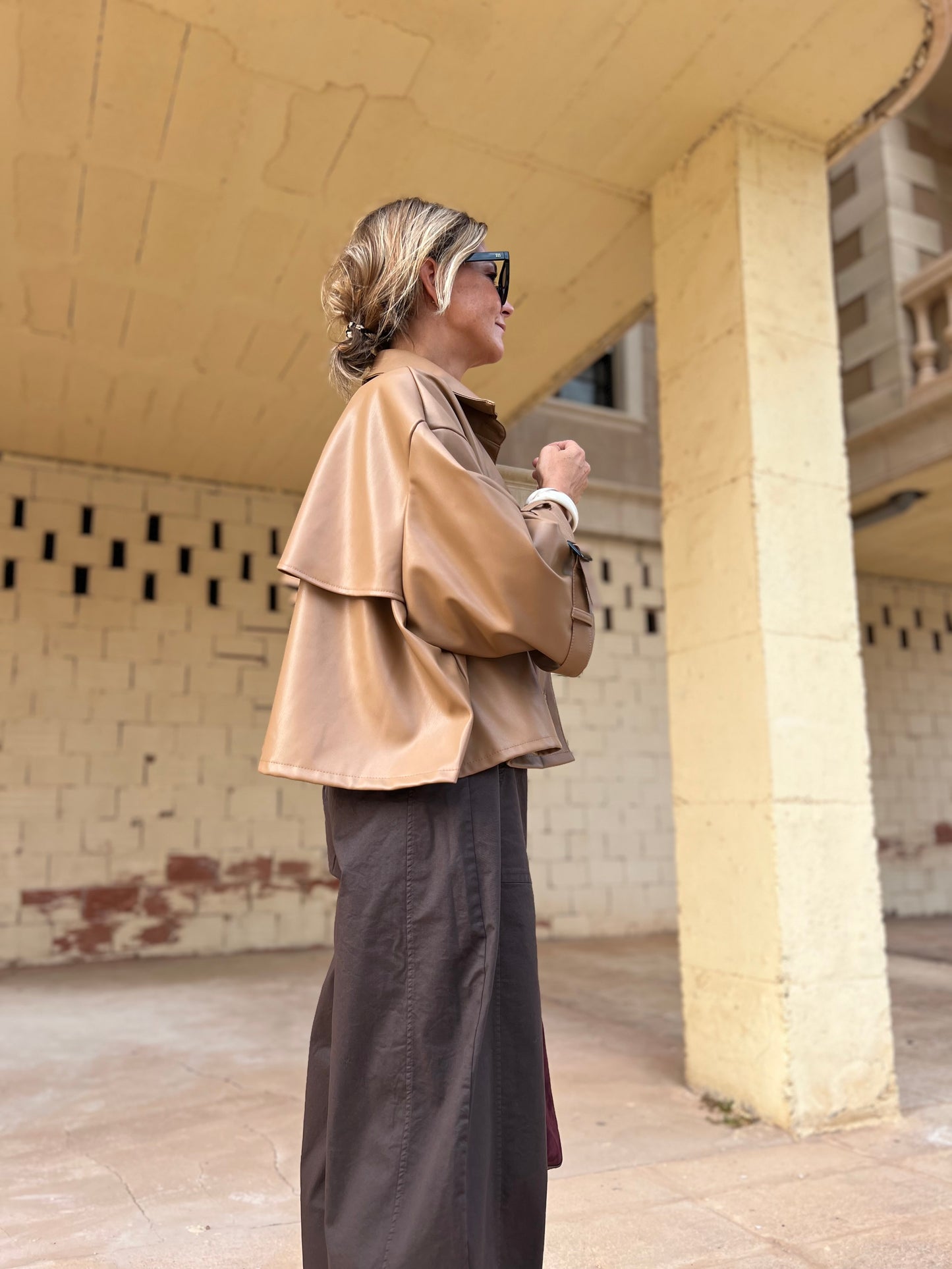 THE CITY JACKET CAMEL