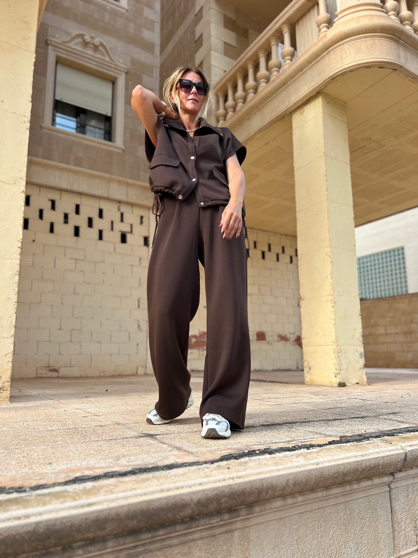 NELLY GILET BROWN