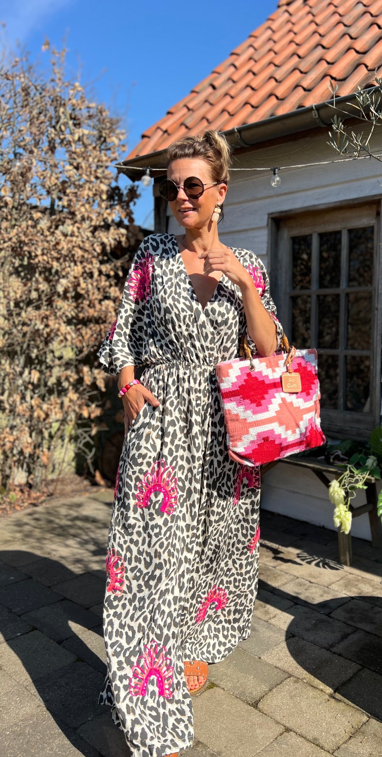 MILLIE LÉOPARD WIDE JUMPSUIT