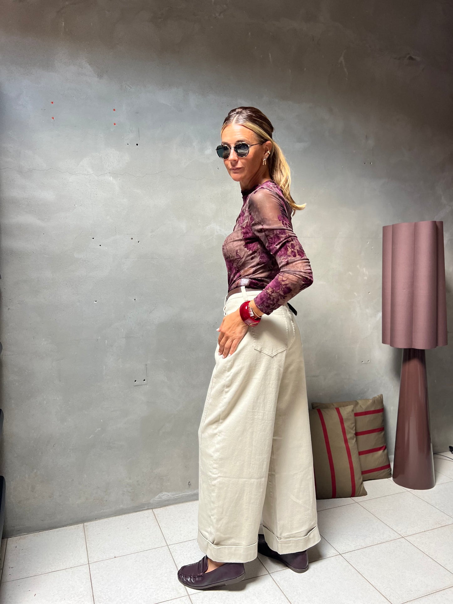 TONY WIDE LEG TWIST JEANS