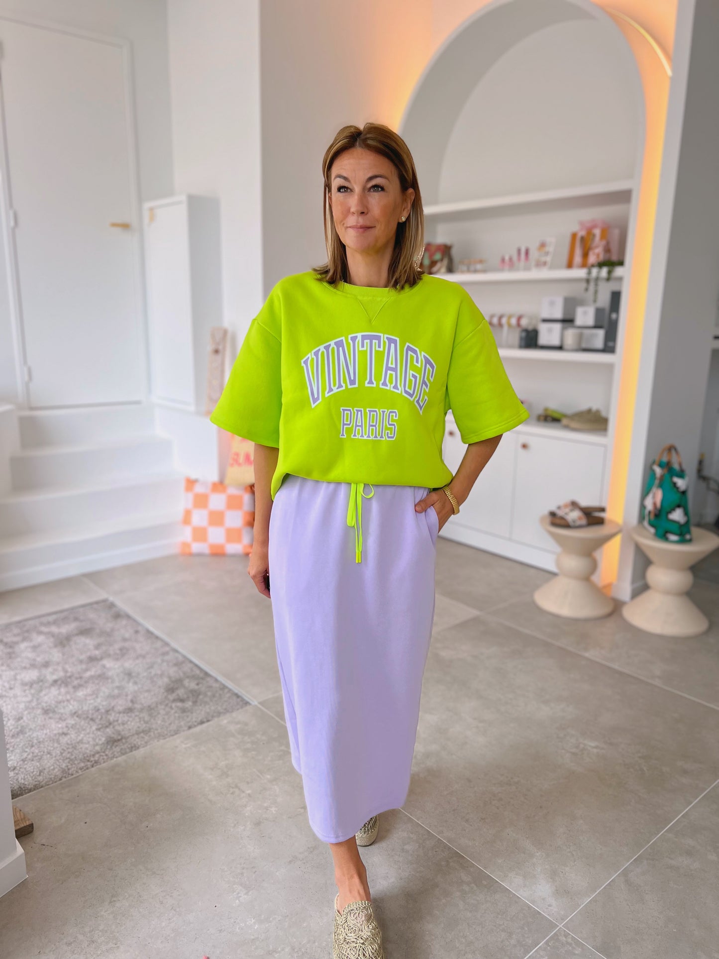 LUZ SKIRT SOFT LILA