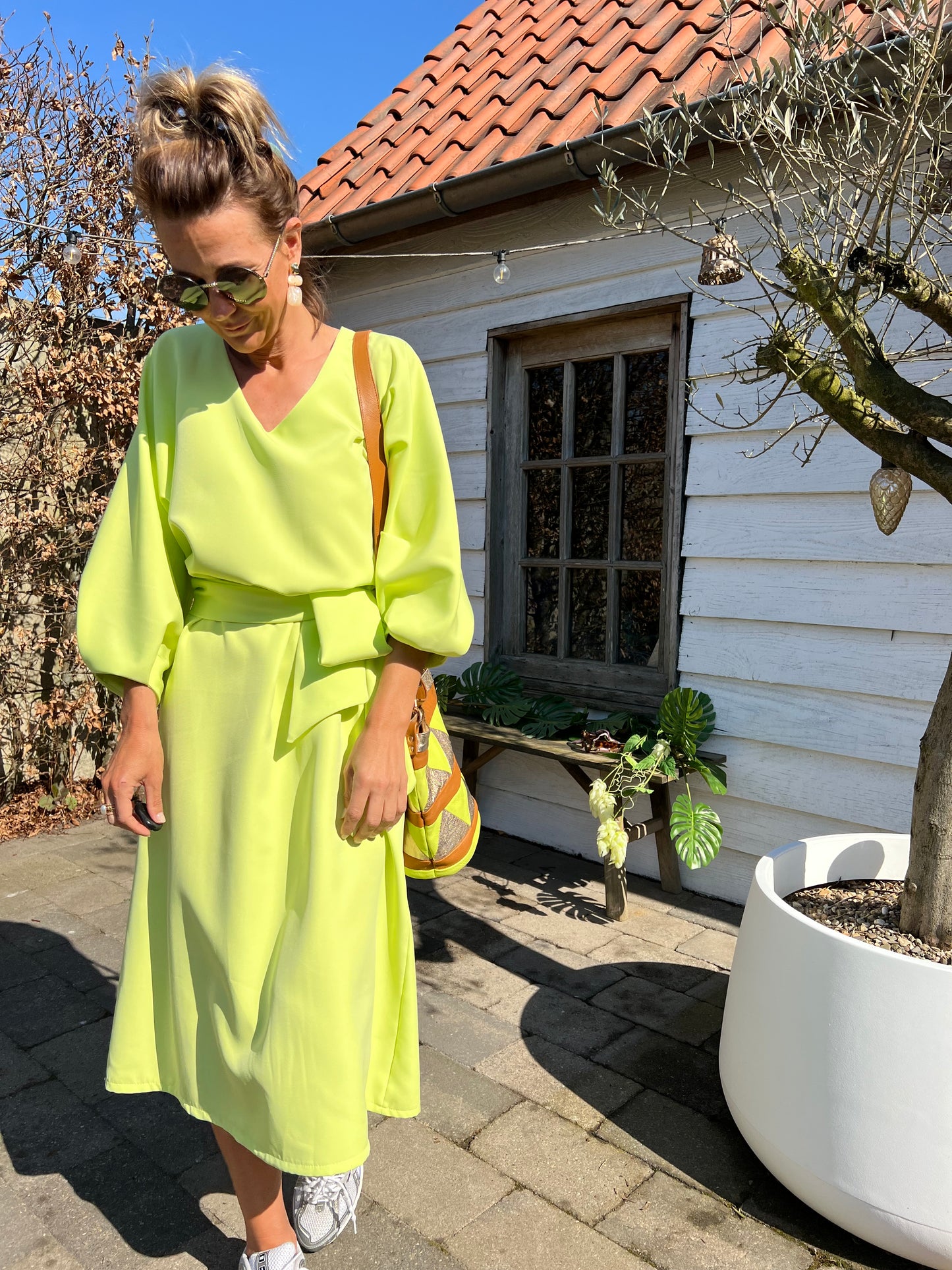 LIME GLOW DRESS