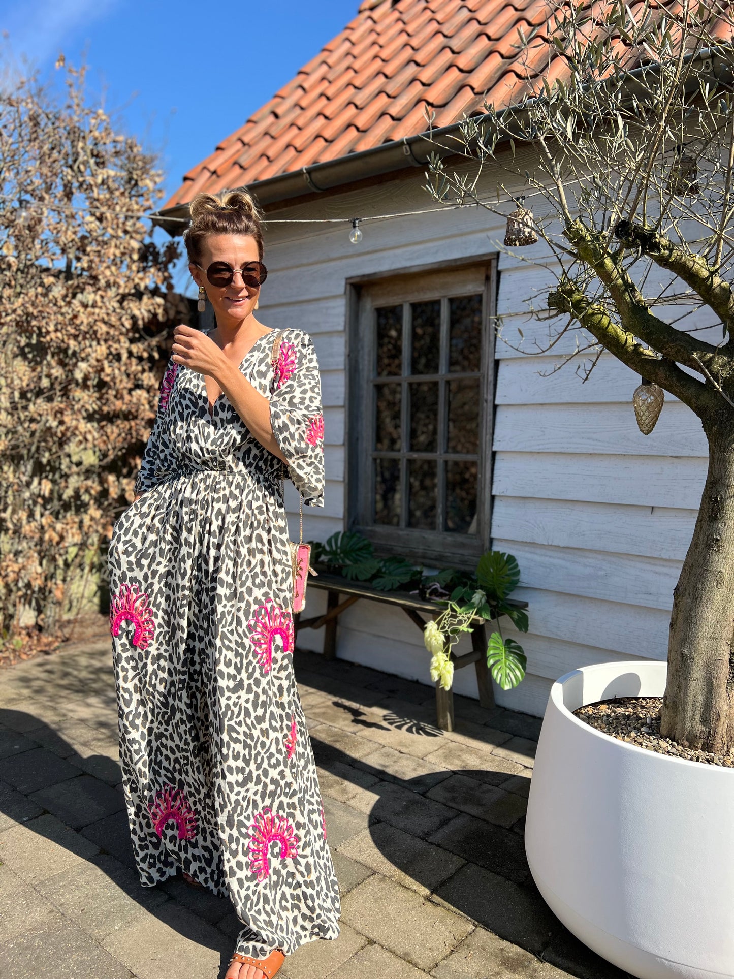 MILLIE LÉOPARD WIDE JUMPSUIT