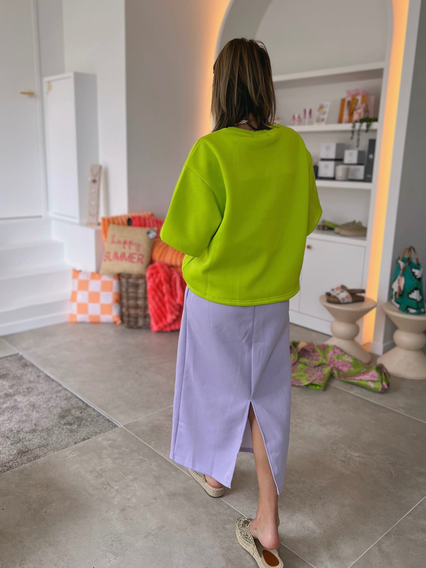 LUZ SKIRT SOFT LILA
