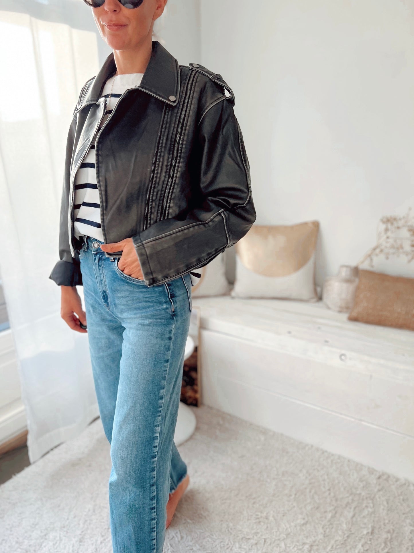 STRIPE LACE SHIRT