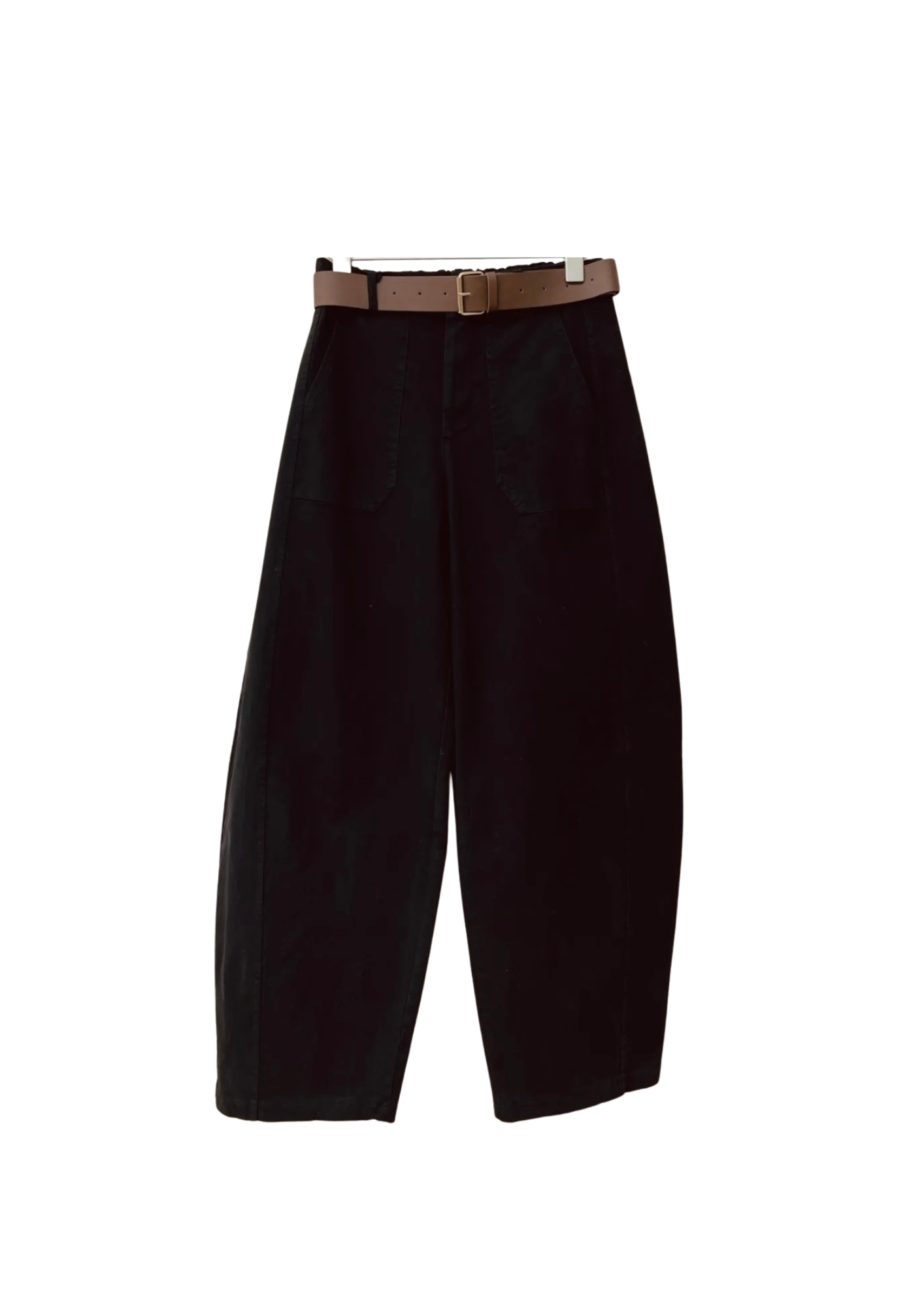 BARREL PANTS BLACK