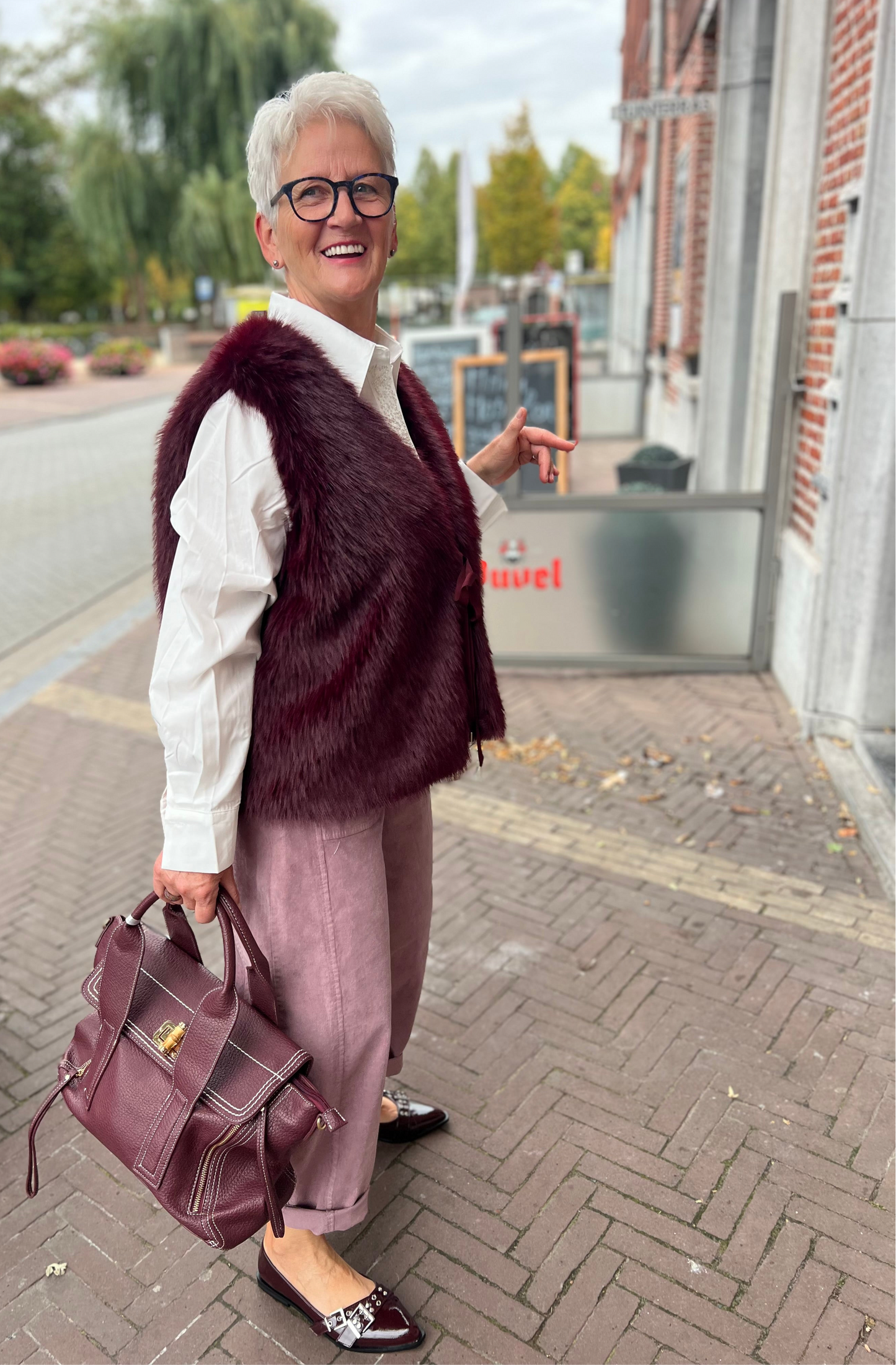 BARREL PANTS DUSTY PINK