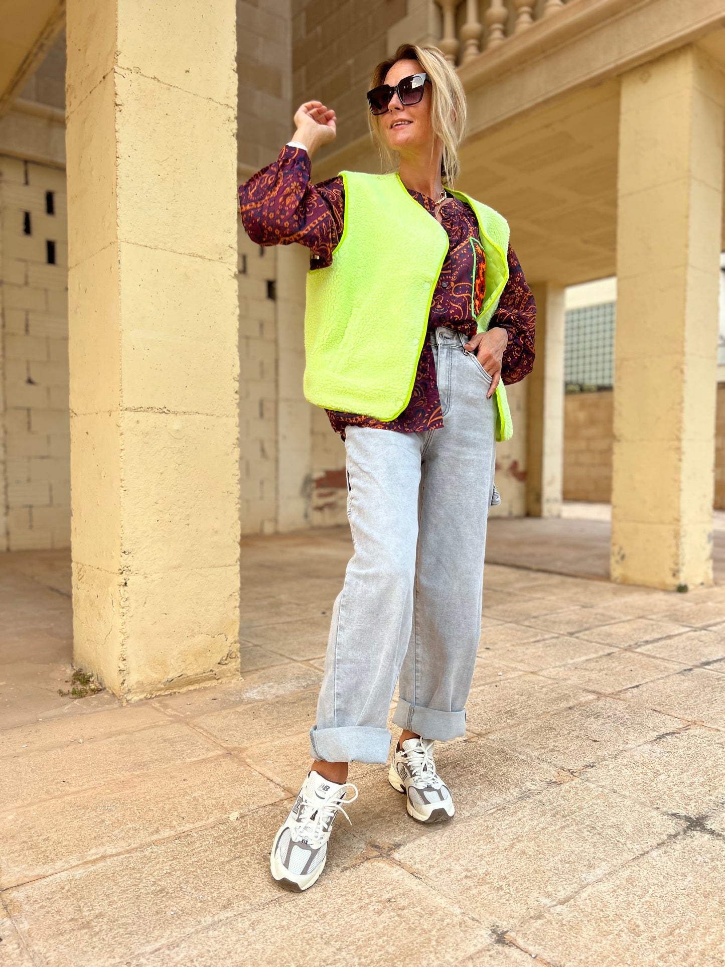 GILET FLUO GREEN
