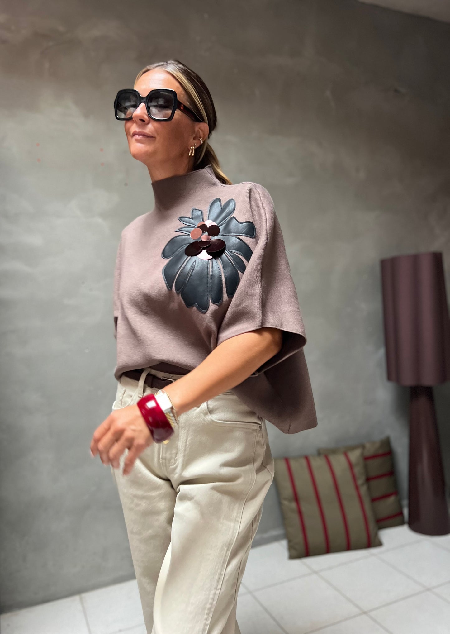 FLEUR ECLAT TOP MOKKA