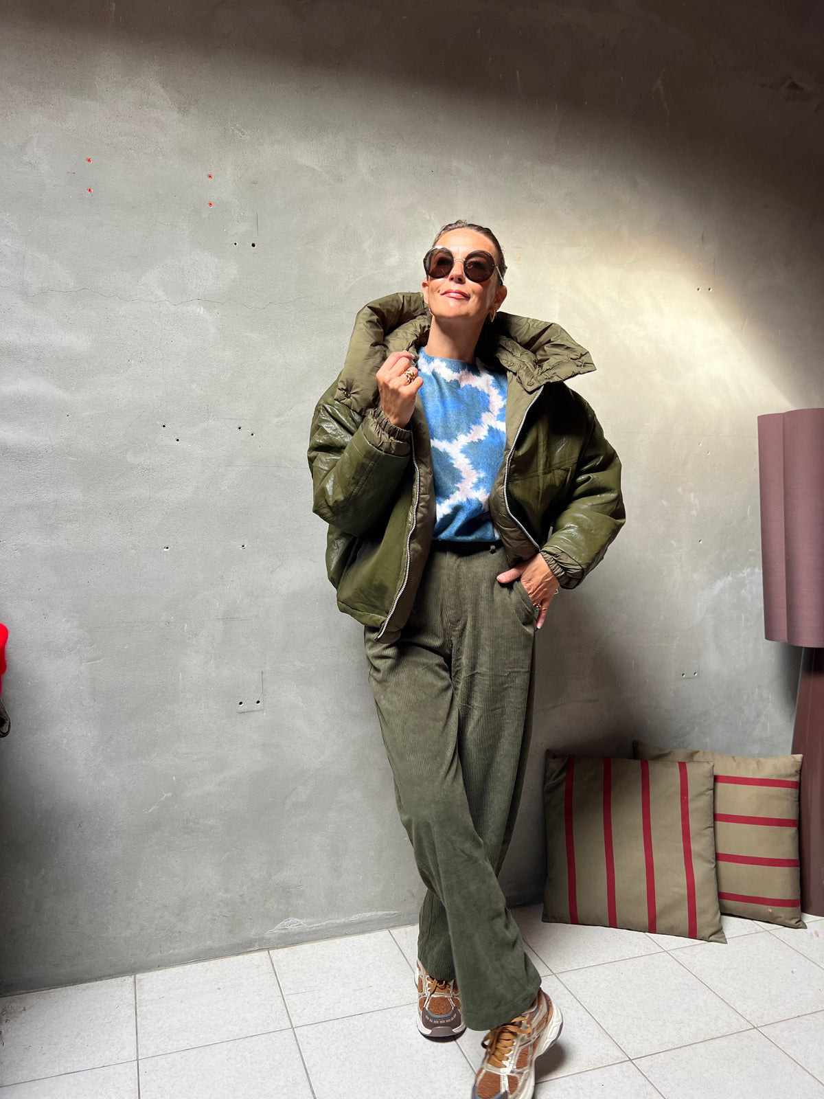 VELTA PANTS GREEN