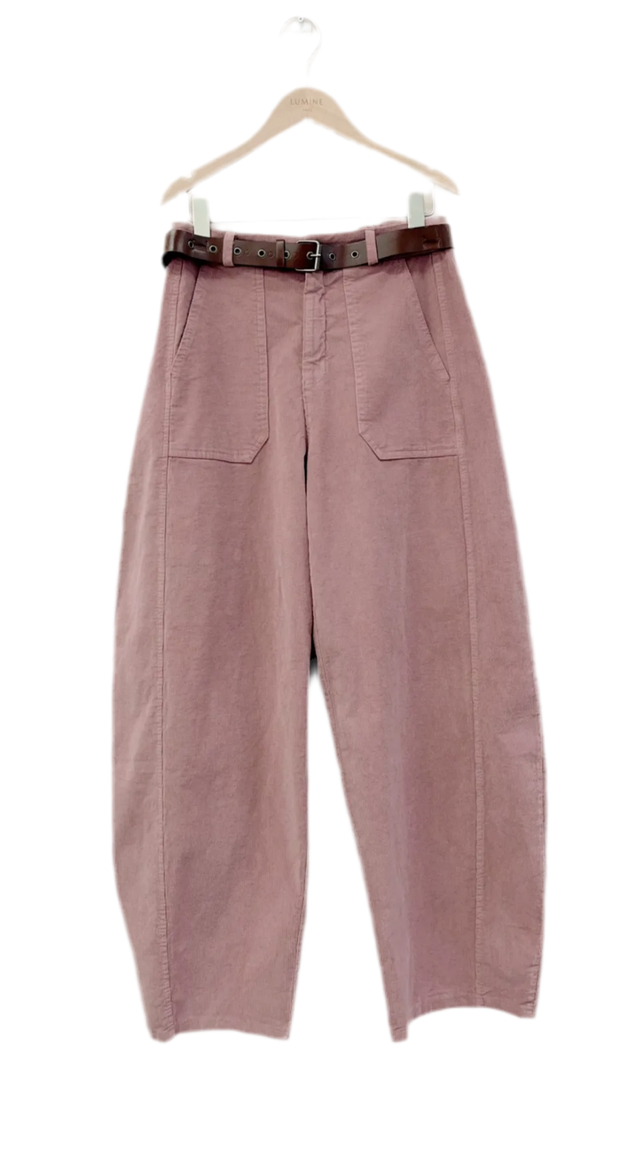 BARREL PANTS DUSTY PINK