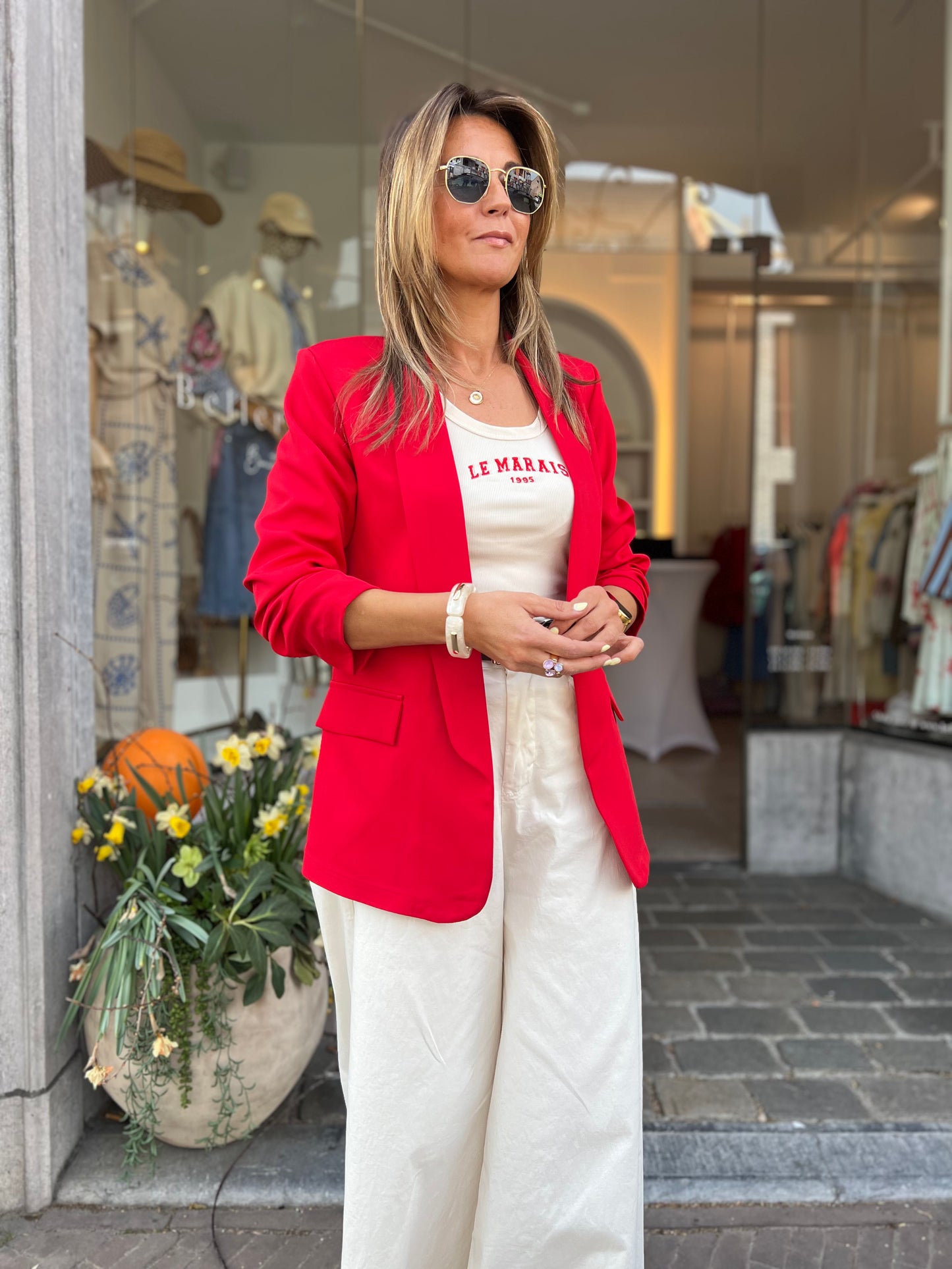 DORY RED BLAZER