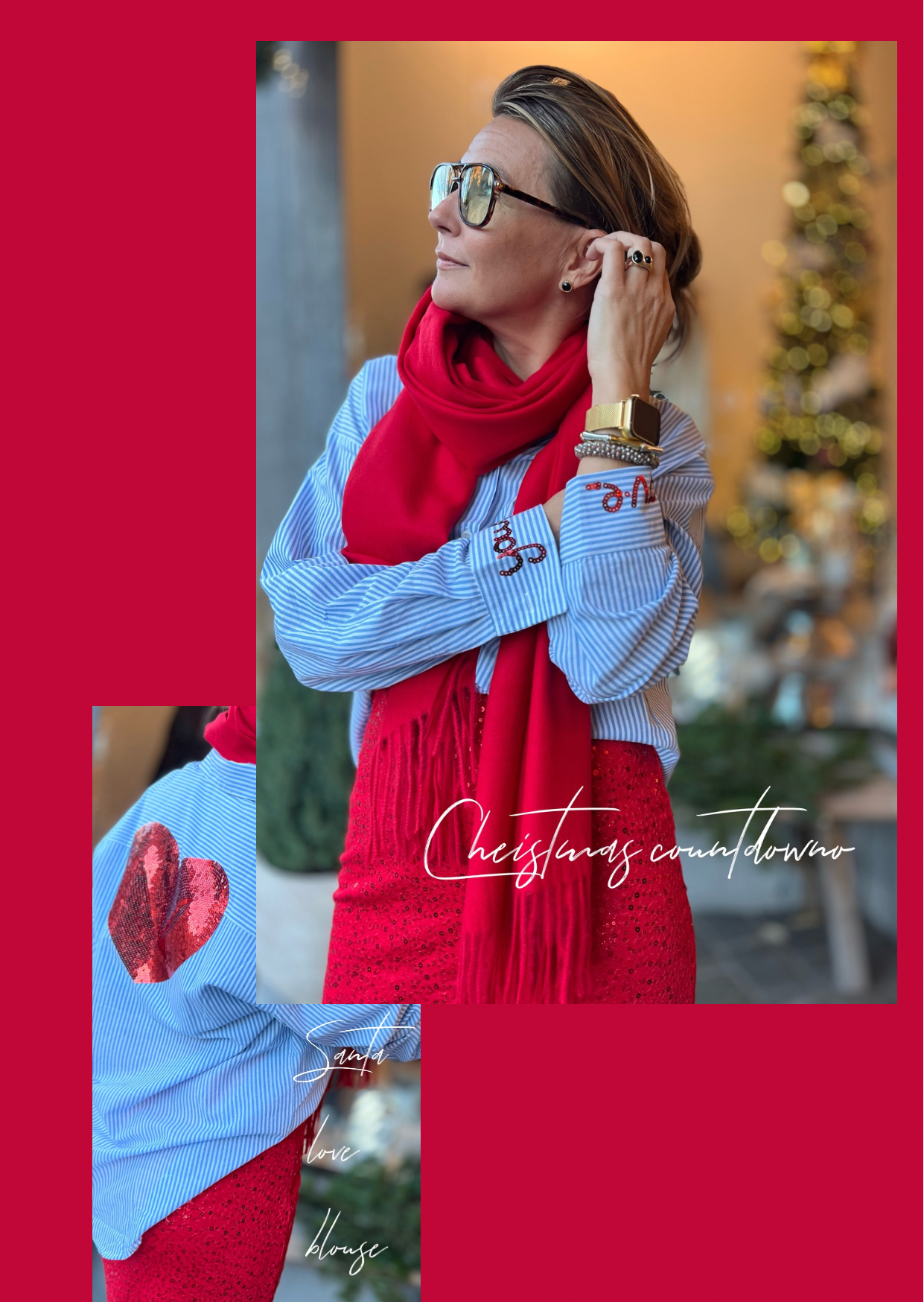 SANTA LOVE BLOUSE