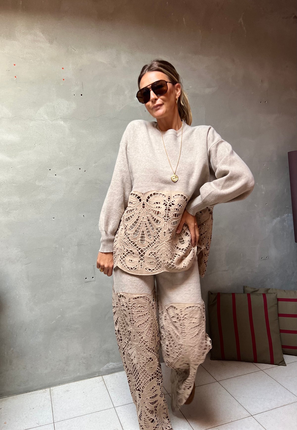 SAND LACE 2-PIECE SET