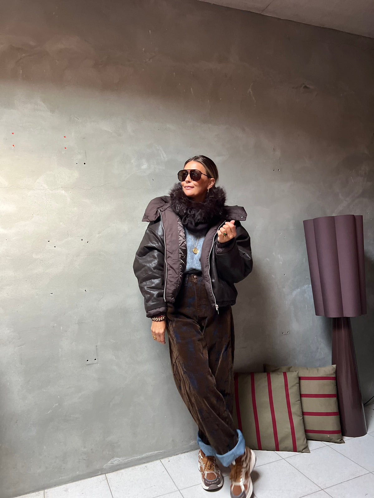 JONAH PUFFER JACKET BROWN