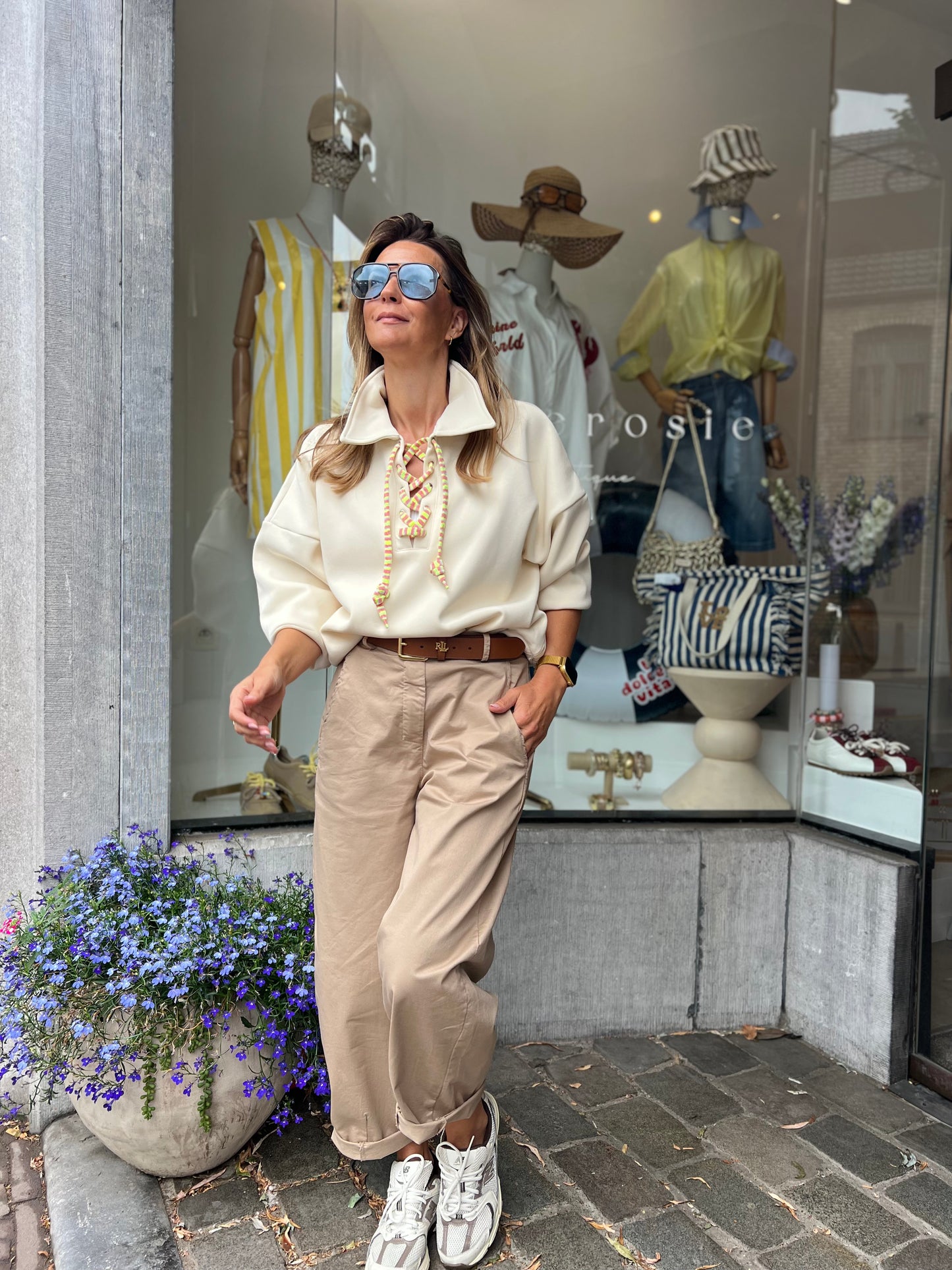 YAZZY BARREL PANTS CAMEL