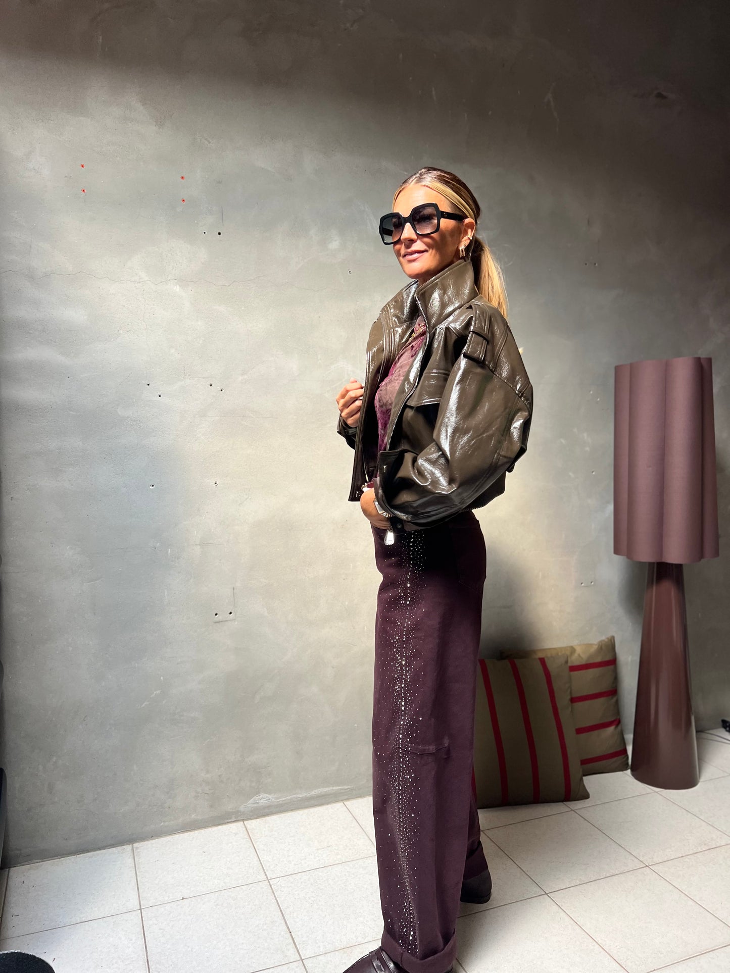 CELESTE JACKET OLIVE BRONZE