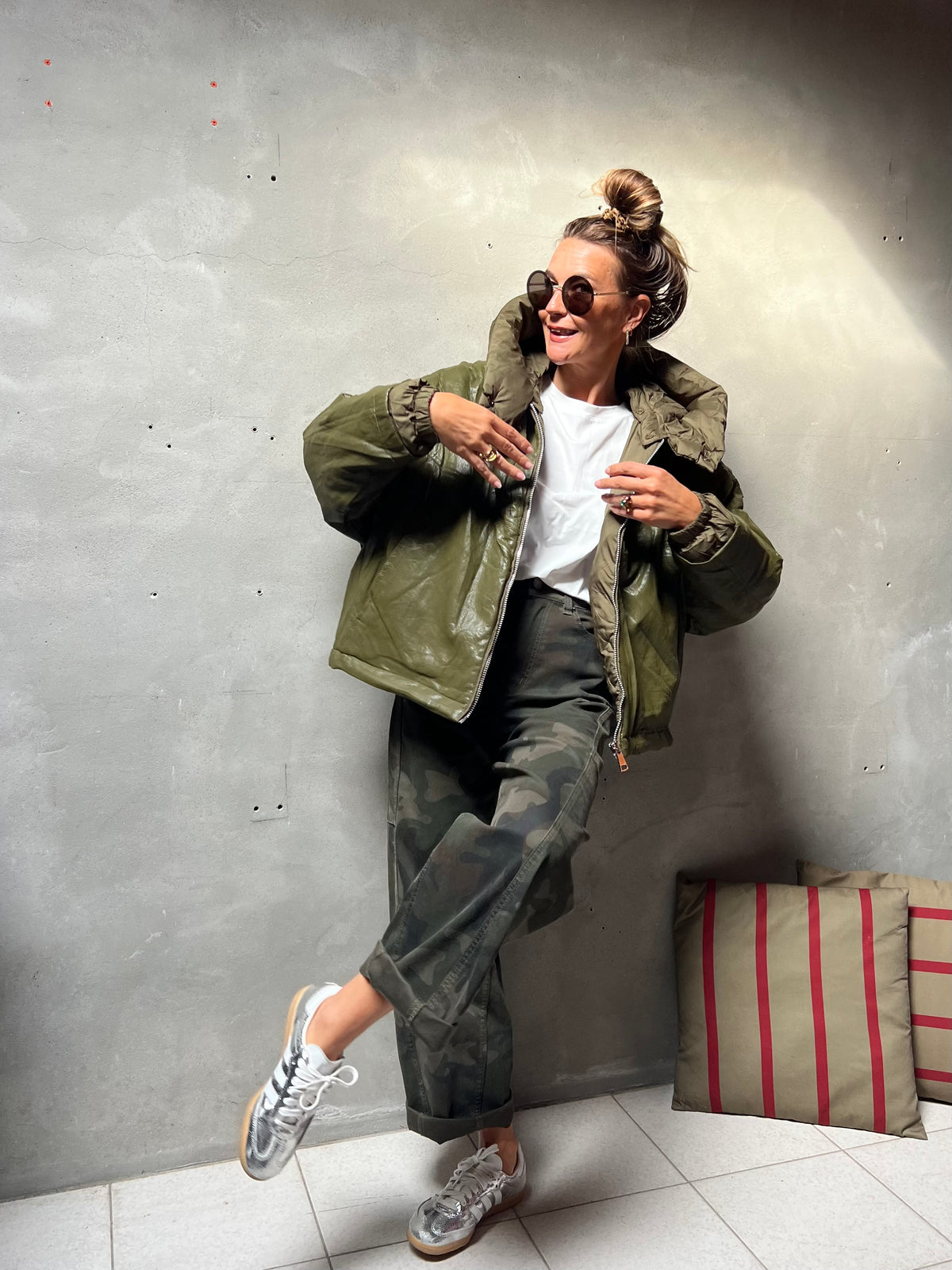 JONAH PUFFER JACKET OLIVEGREEN