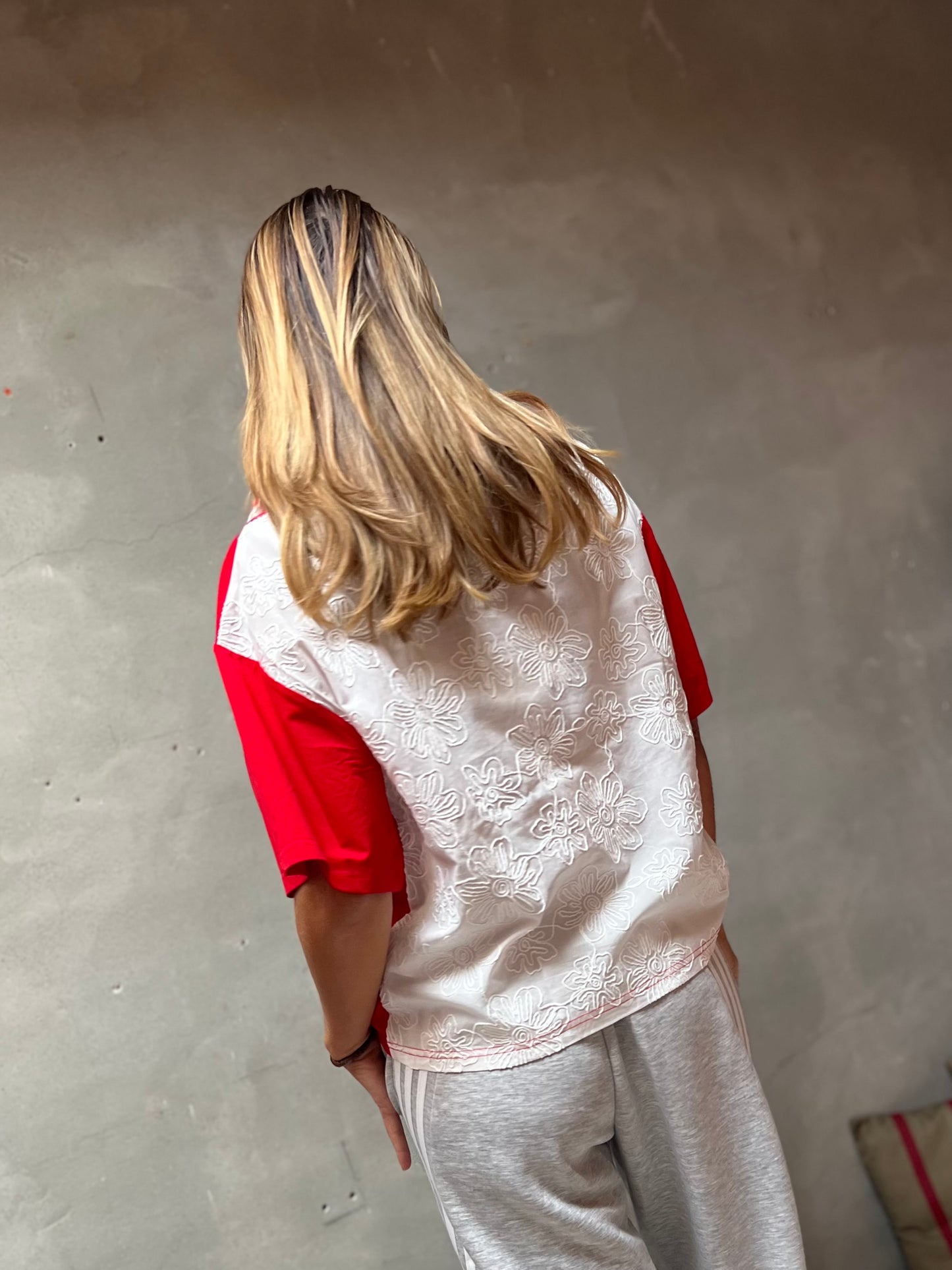 T-SHIRT RED/WHITE