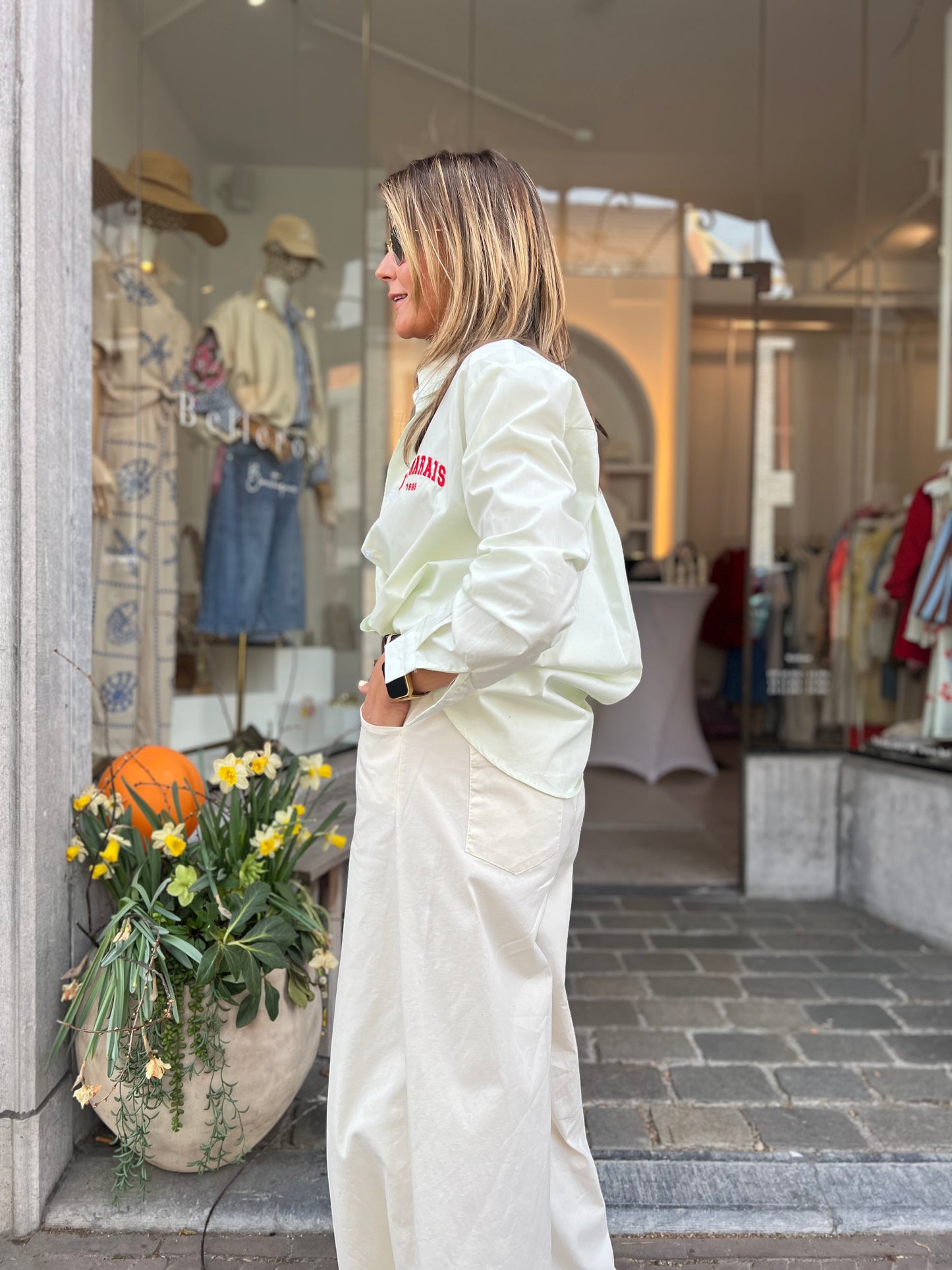 LE MARAIS BLOUSE & TOP SOFT MINT