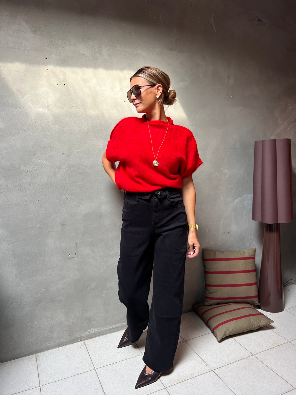 ROMÉE GILET RED