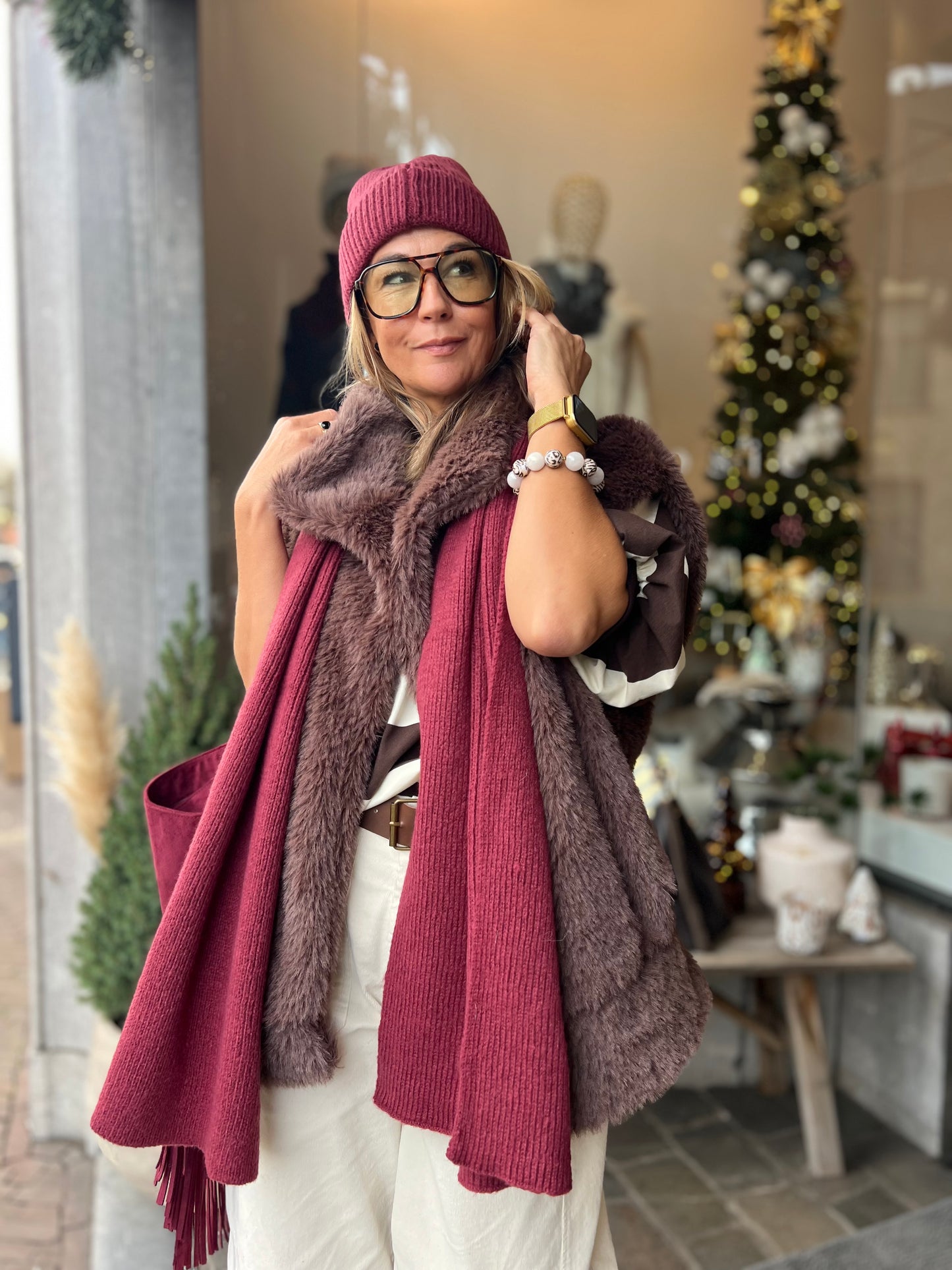BEANIE BURGUNDY (gift idea 🎄)