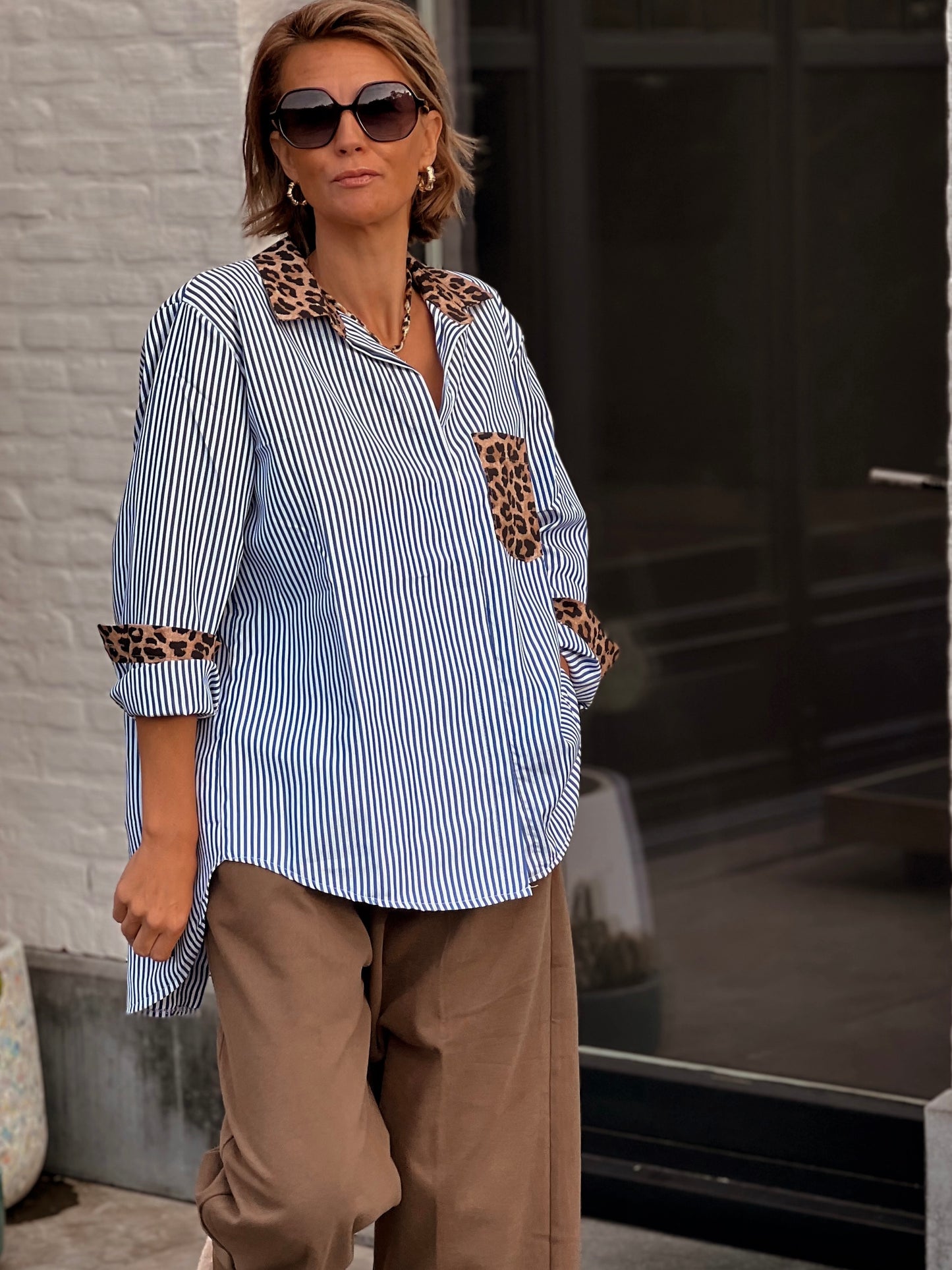 MALI LÉOPARD BLOUSE