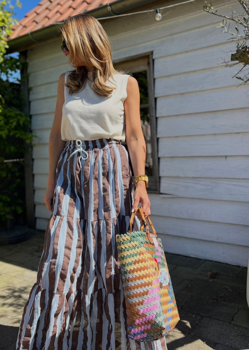 BAILY TOP OFF WHITE