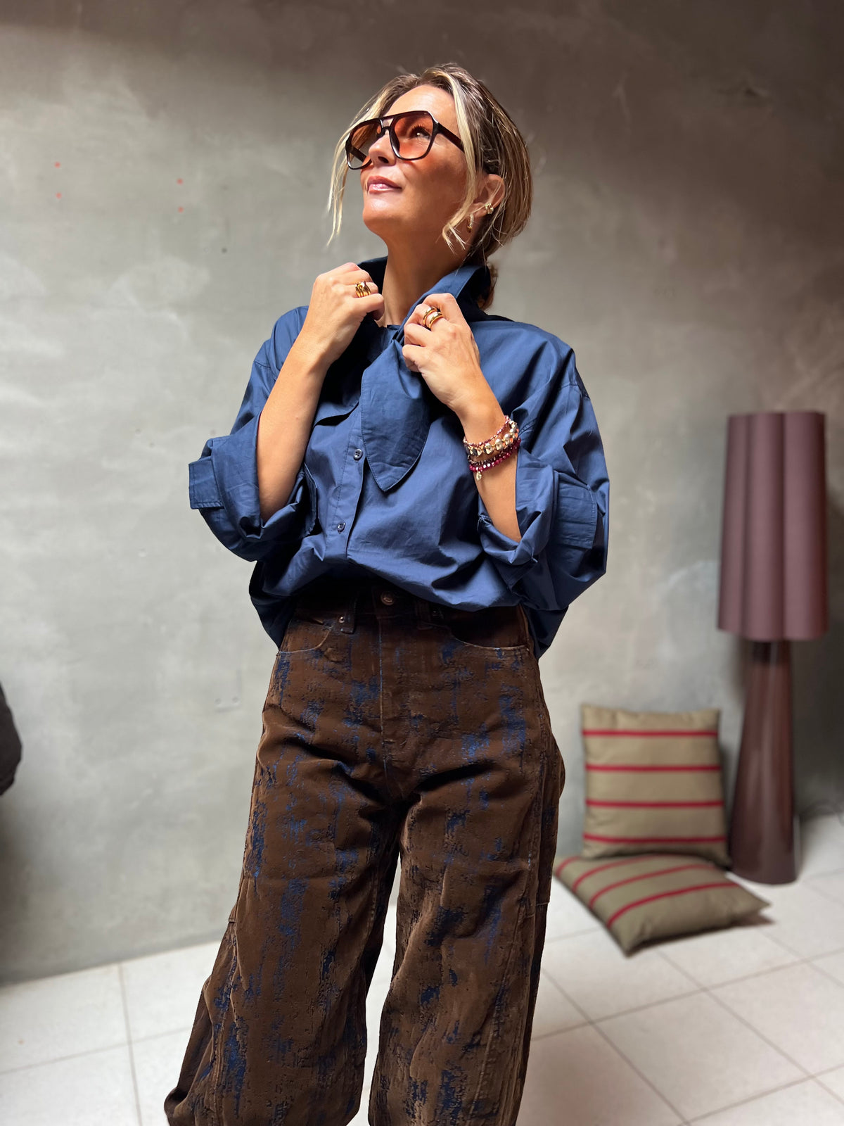 HÉLÈNE BLOUSE BLUE