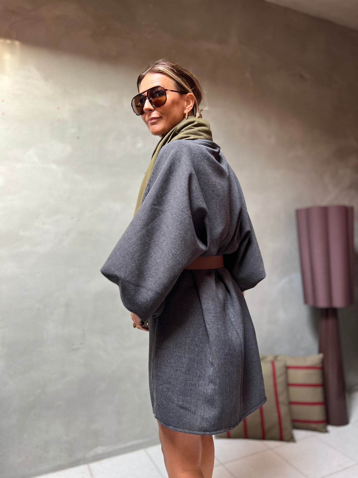 YSÉ DRESS GREY