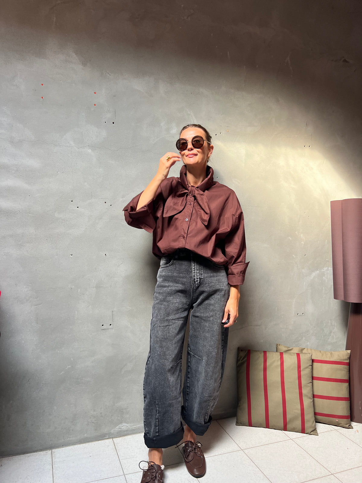 HÉLÈNE BLOUSE CHOCOLAT