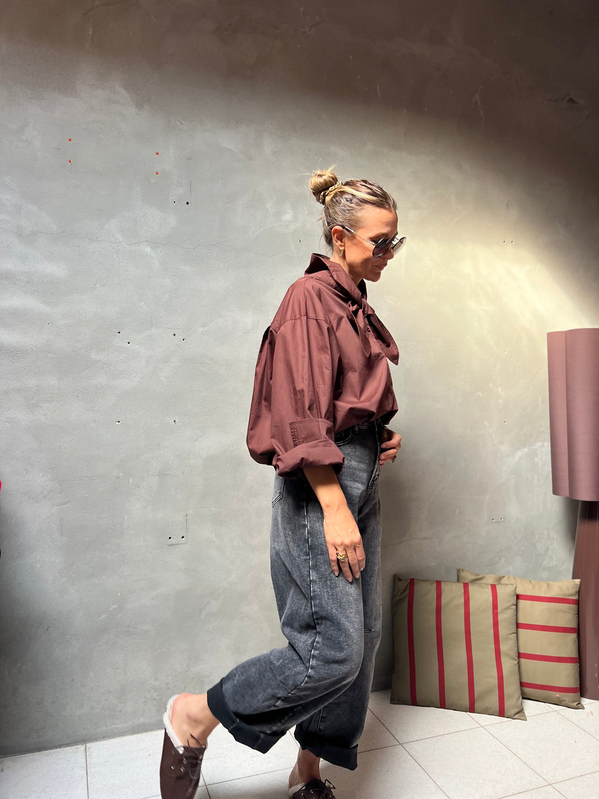 HÉLÈNE BLOUSE CHOCOLAT