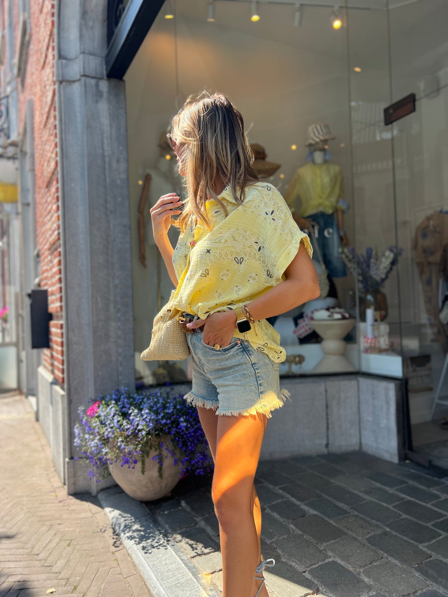 BANDANA SHIRT YELLOW