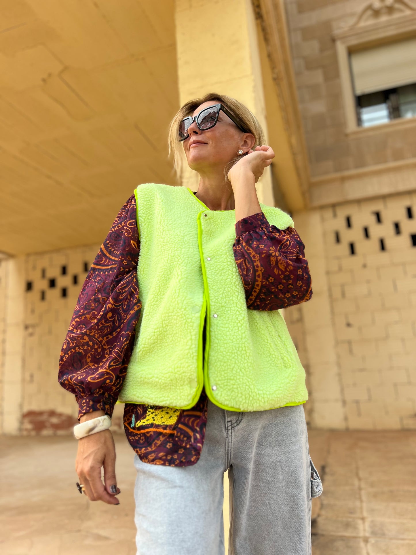 GILET FLUO GREEN