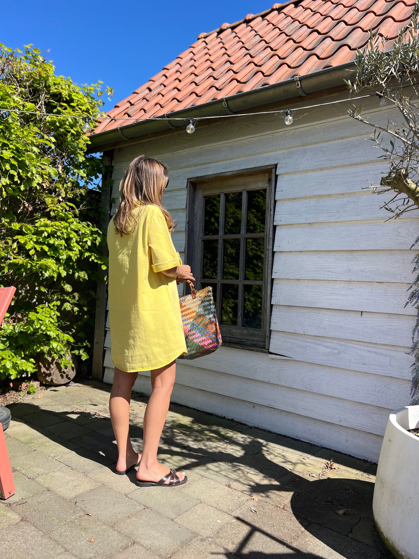 HANNIE JEANSDRESS YELLOW