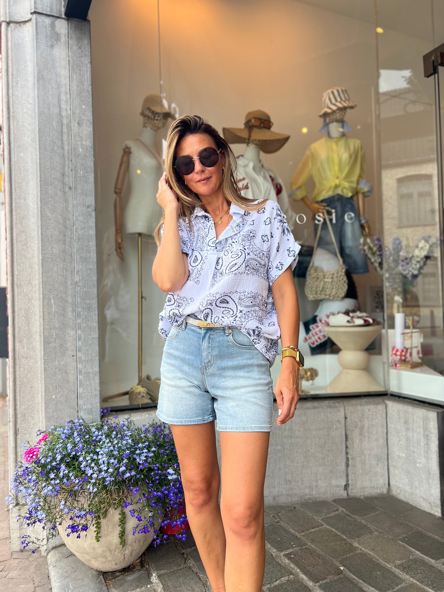 BANDANA SHIRT WHITE