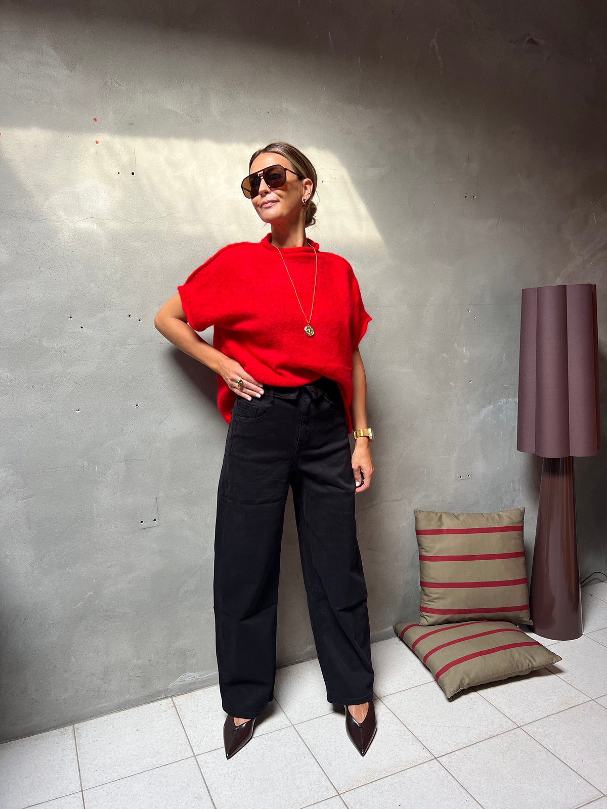 ROMÉE GILET RED
