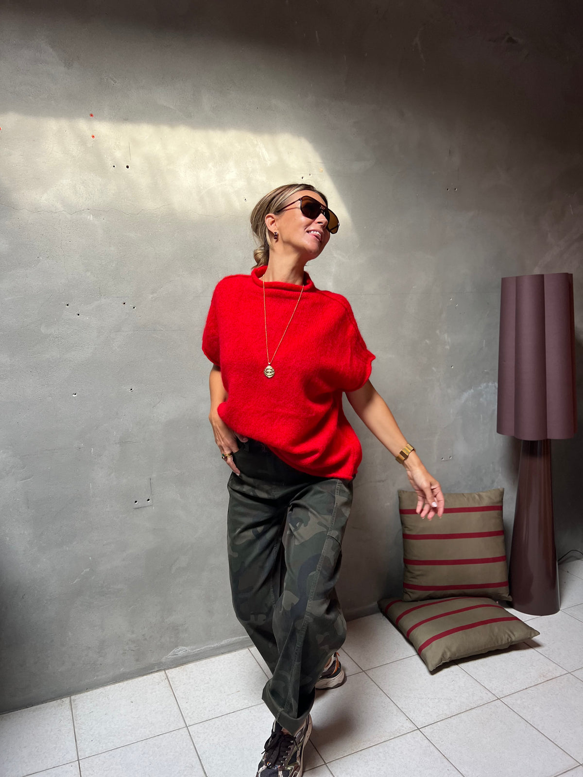 ROMÉE GILET RED