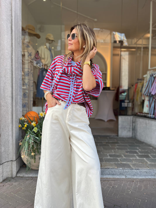 WIDE LEG PANTS VANILLA CREAM