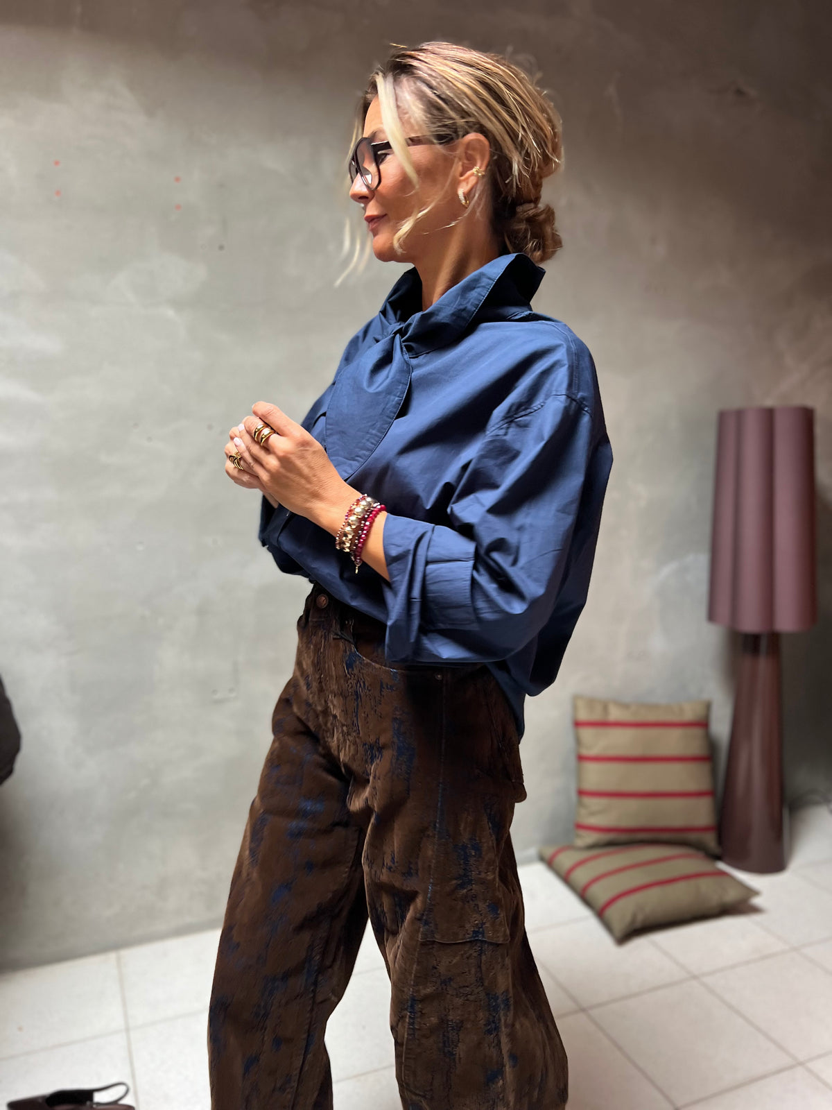 HÉLÈNE BLOUSE BLUE