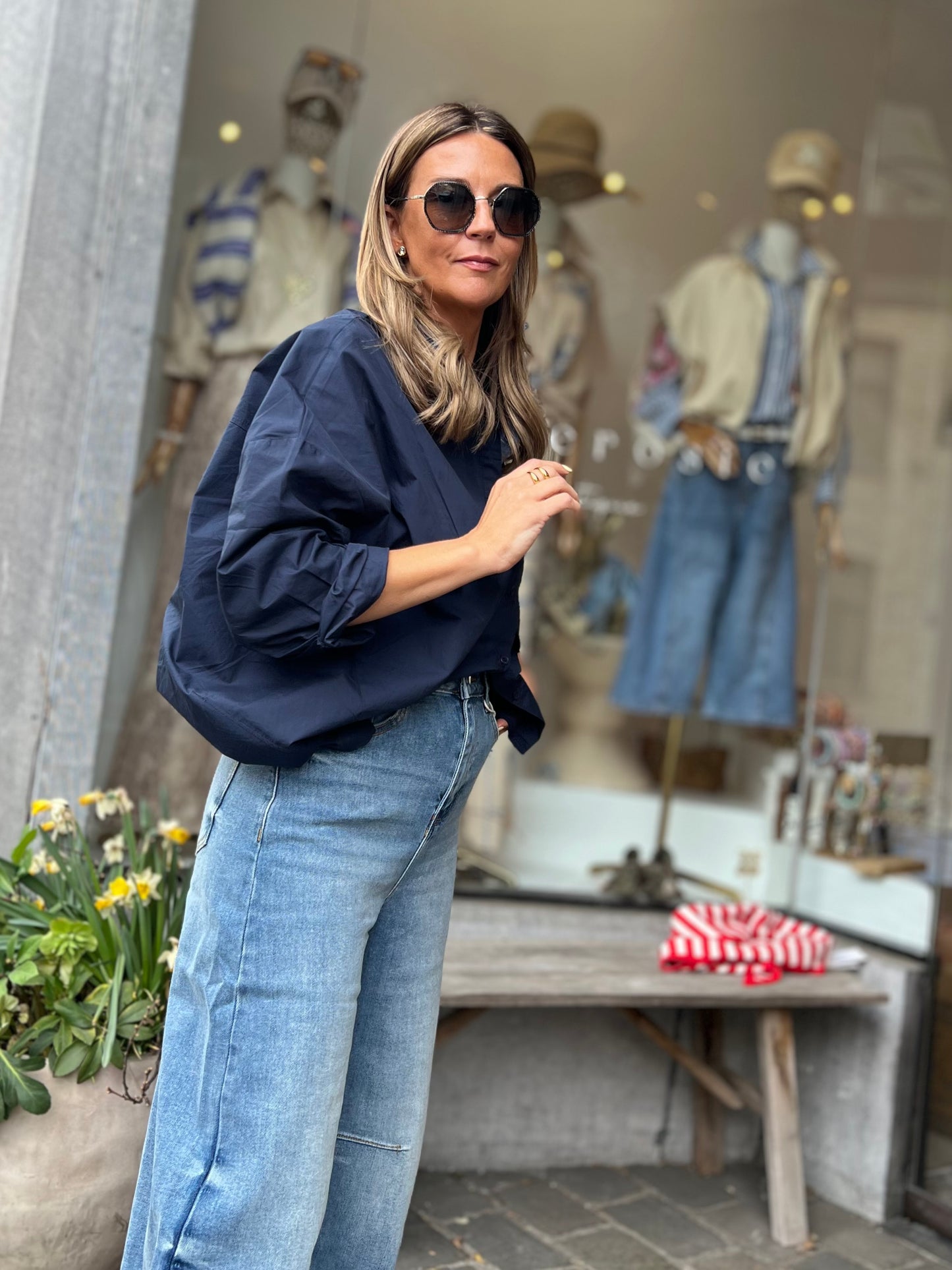 MARE BLOUSE MARINE