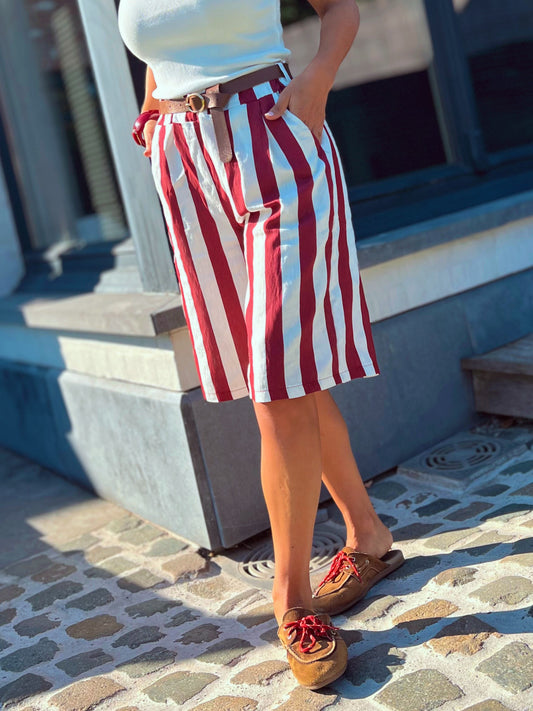 STRIPED BERMUDA
