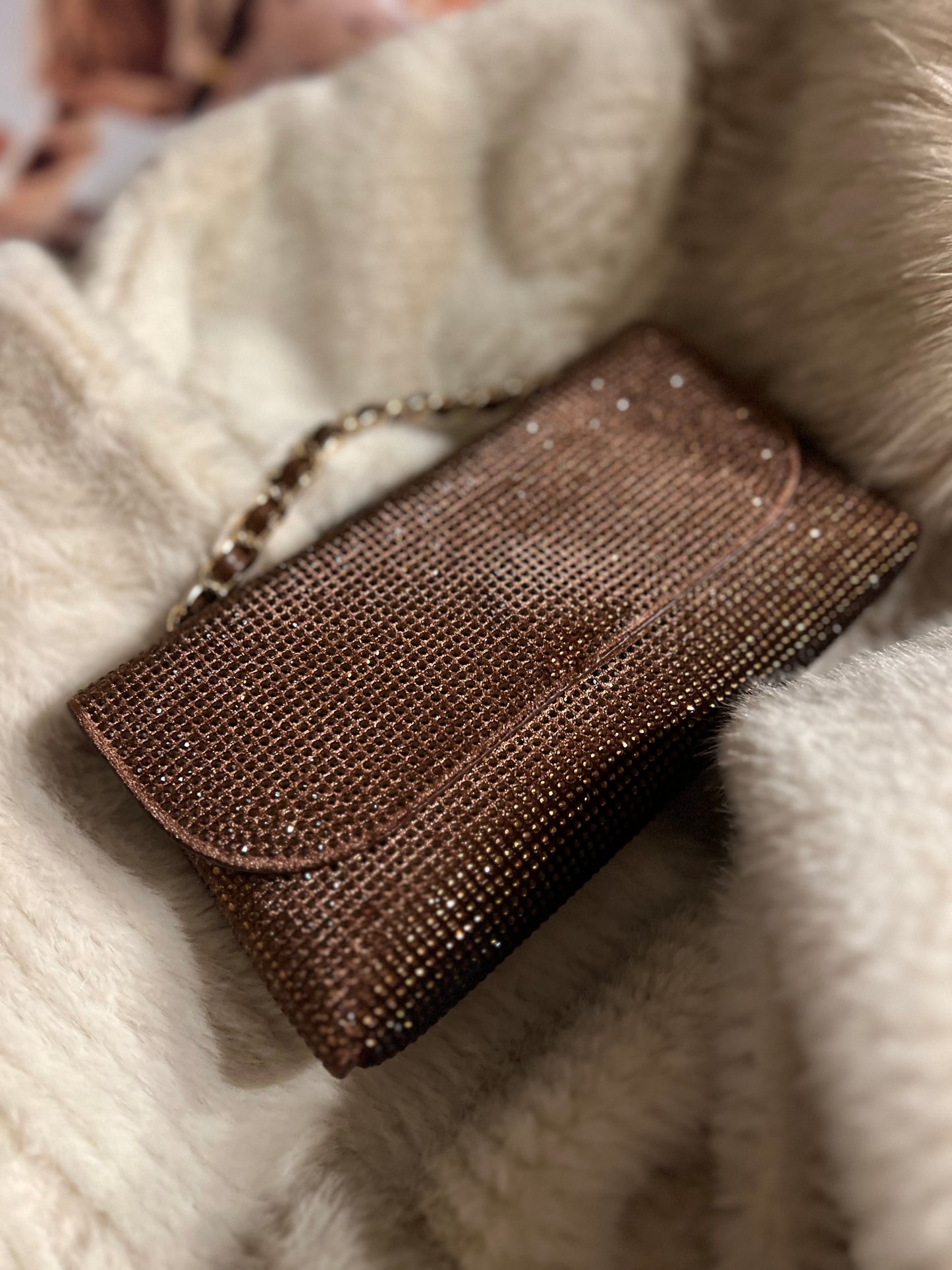 INSPIRED CLUTCH BROWN