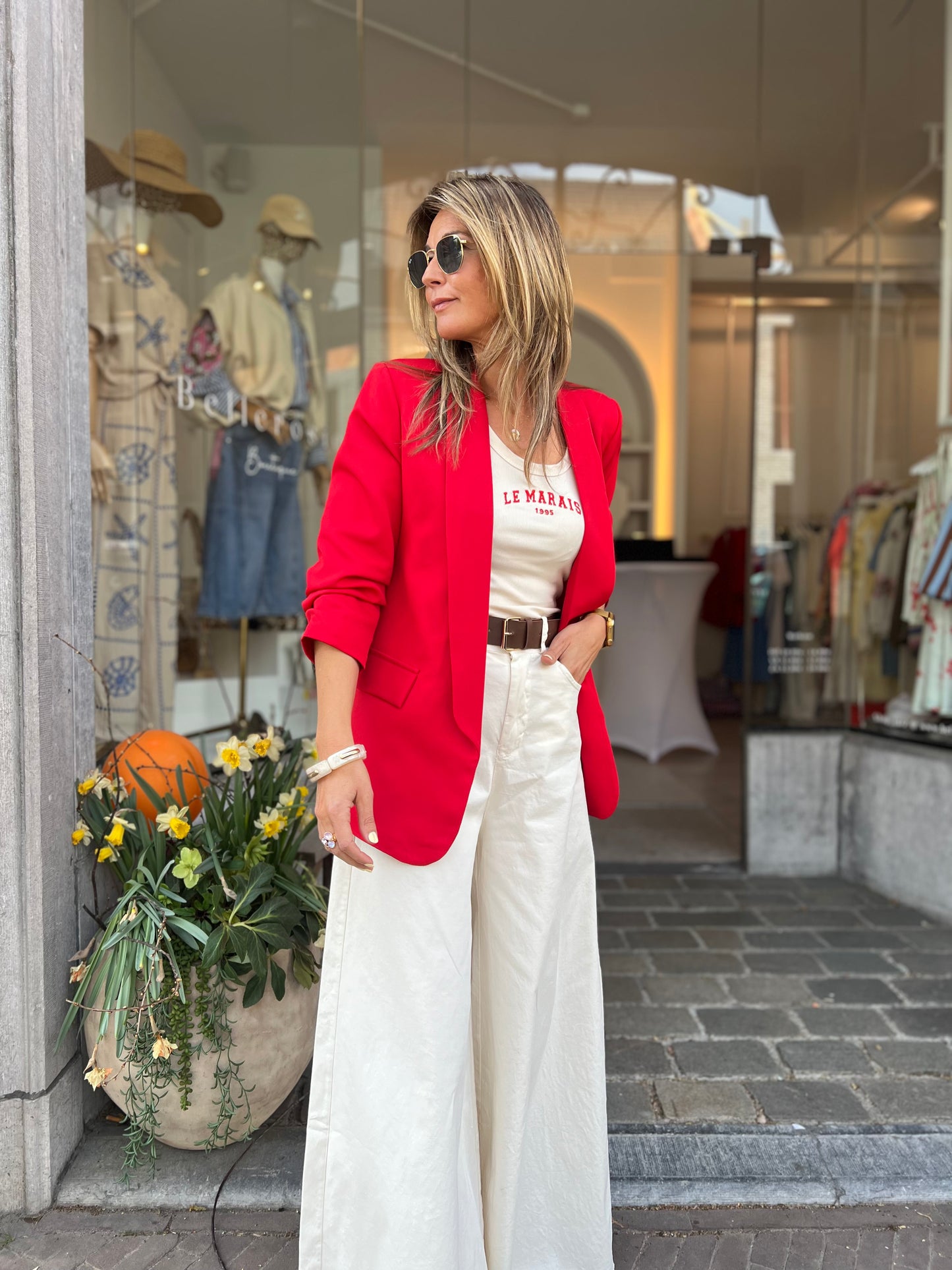 DORY RED BLAZER