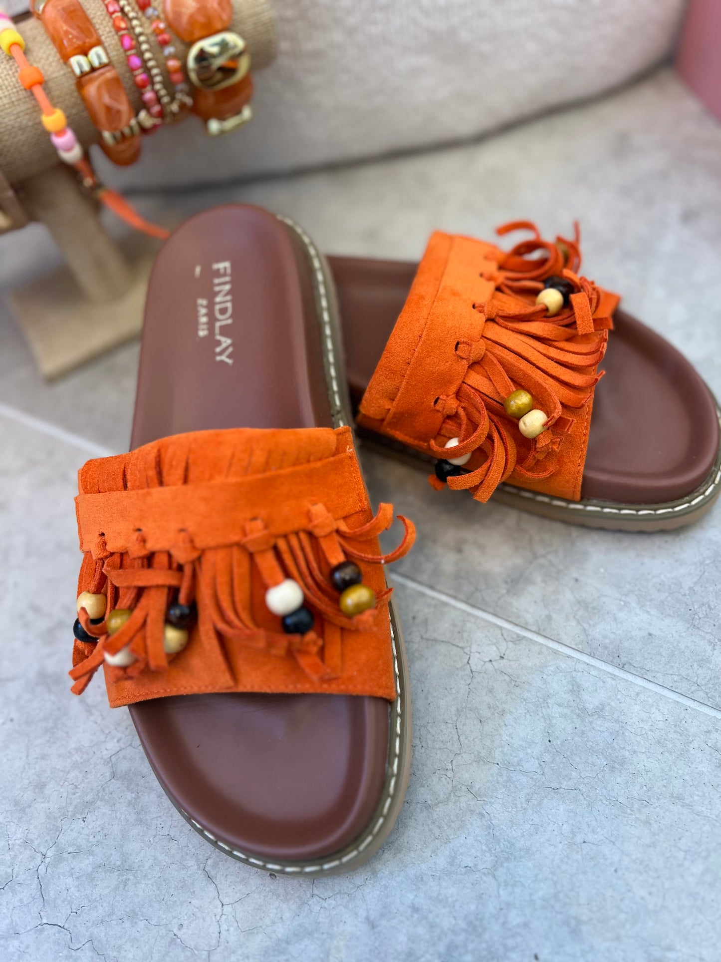 BACHA SLIPPERS ORANGE