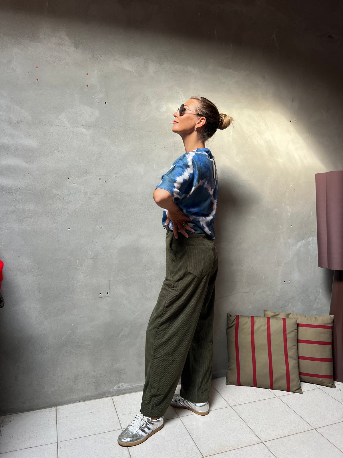 VELTA PANTS GREEN