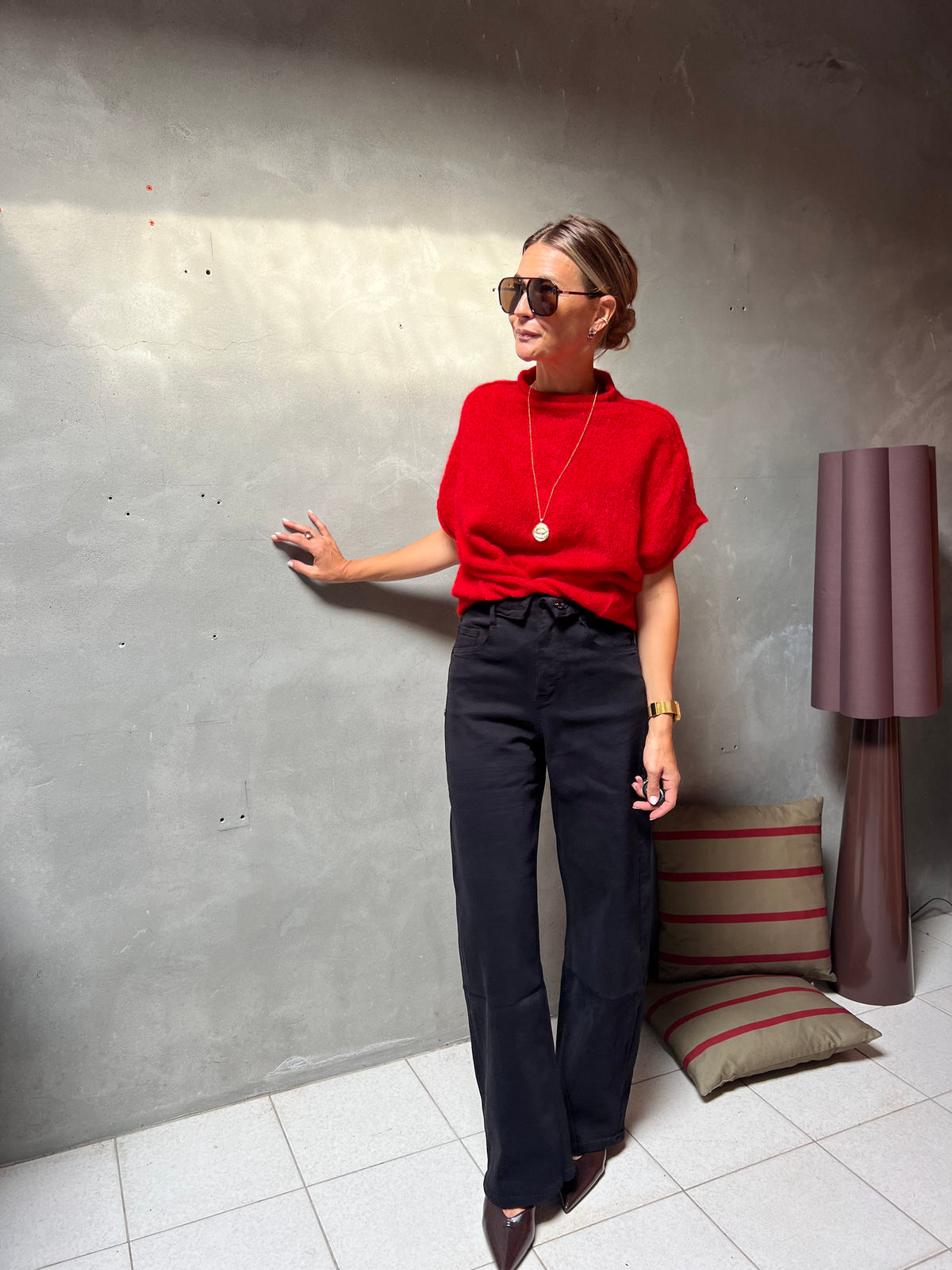 ROMÉE GILET RED
